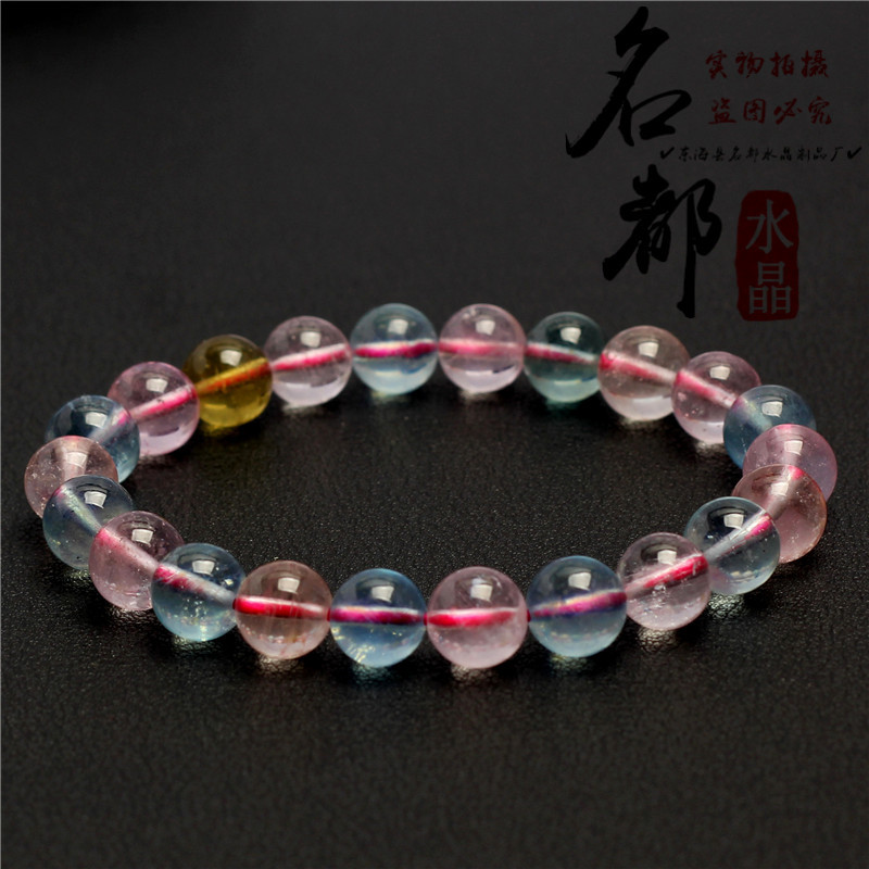 Natural ice grown Morgan stone bracelet